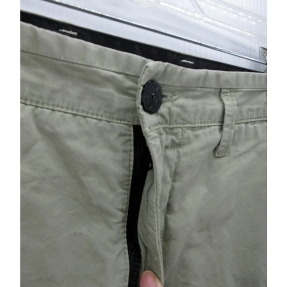 Stone Island Pants 30 Cargo Slim Straight Khakis Canvas Compass 30X31 - Picture 2 of 12